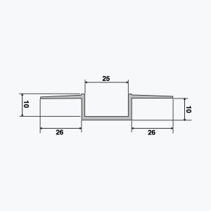 Profil TEMPOLISTEL® A106 pentru rost gol - imagine 2