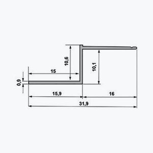 Profil pentru rost gol TEMPOLISTEL® A131 - imagine 2