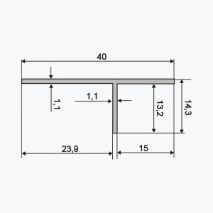 Profil T TEMPOLISTEL® A134 - imagine 2
